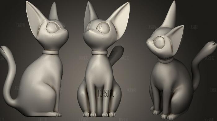 Jiji The Cat From Kikis Delivery Service stl model for CNC